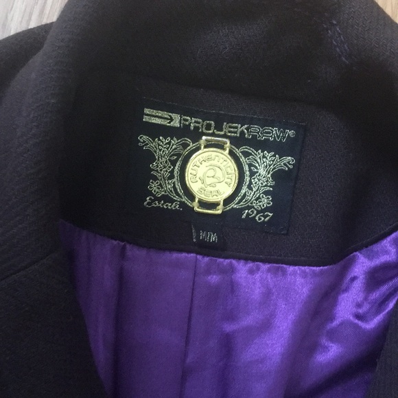 Authentic Projek Raw Wool coat Medium - Picture 2 of 11